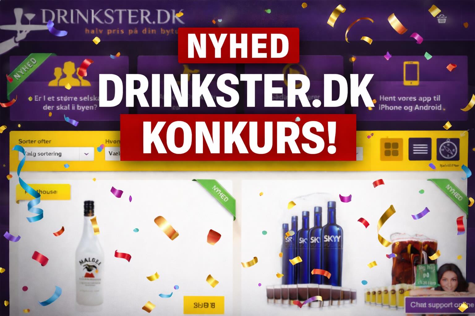 drinkster konkurs
