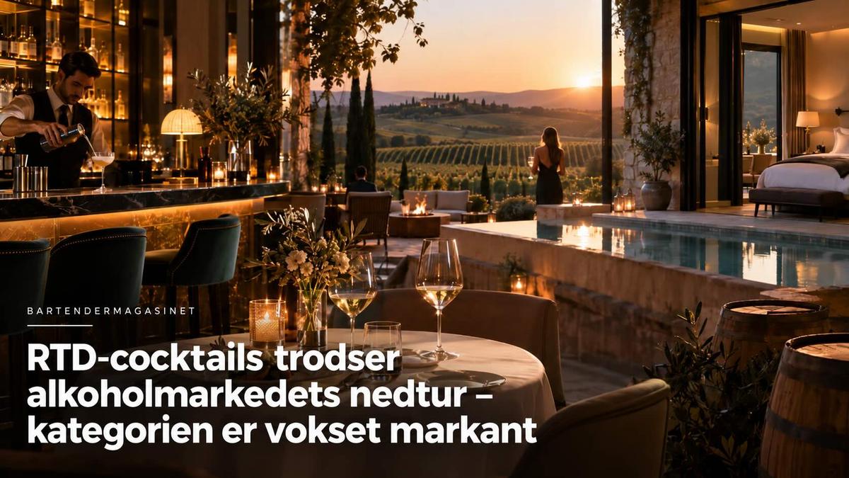 RTD-cocktails trodser alkoholmarkedets nedtur – kategorien er vokset markant