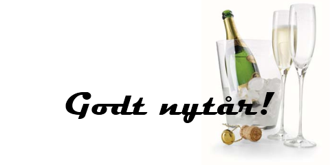 Champagne og vin til nytårsfesten