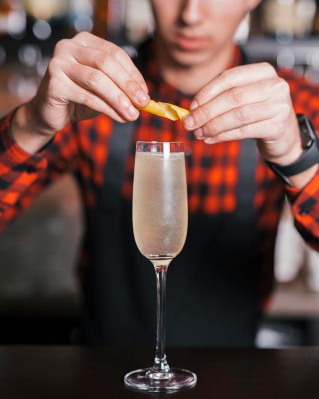 Champagne drinks