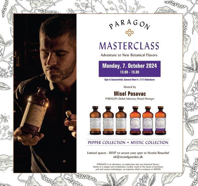 Paragon Cordials introduceres i Danmark – Deltag i eksklusiv masterclass