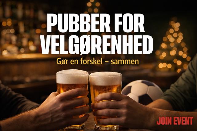 Pubber for velgørenhed