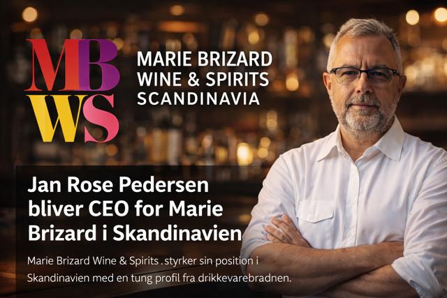 Ny CEO hos Marie Brizard Wine & Spirits Scandinavia