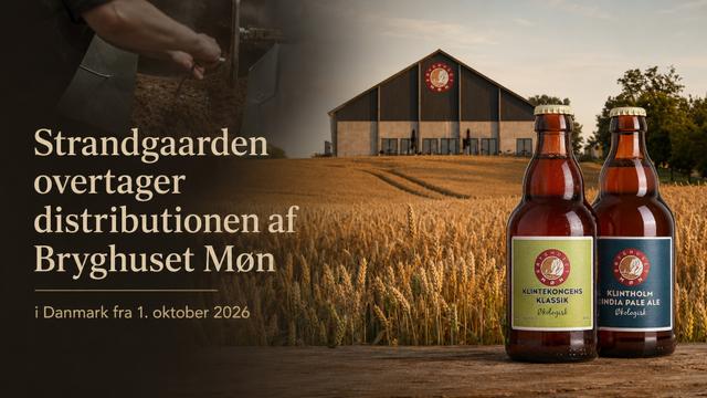 Strandgaarden overtager distributionen af Bryghuset Møn