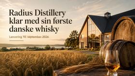 Radius Distillery klar med sin første whisky – seks års ventetid er slut