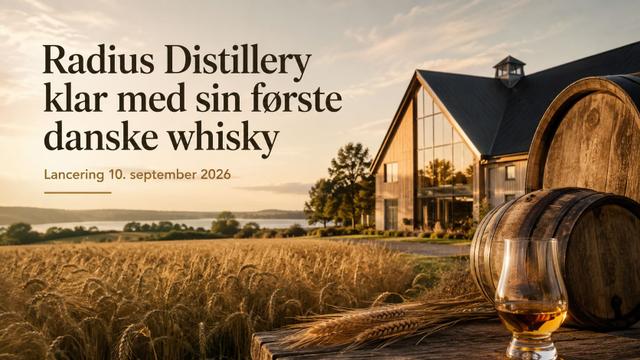 Radius Distillery klar med sin første whisky – seks års ventetid er slut